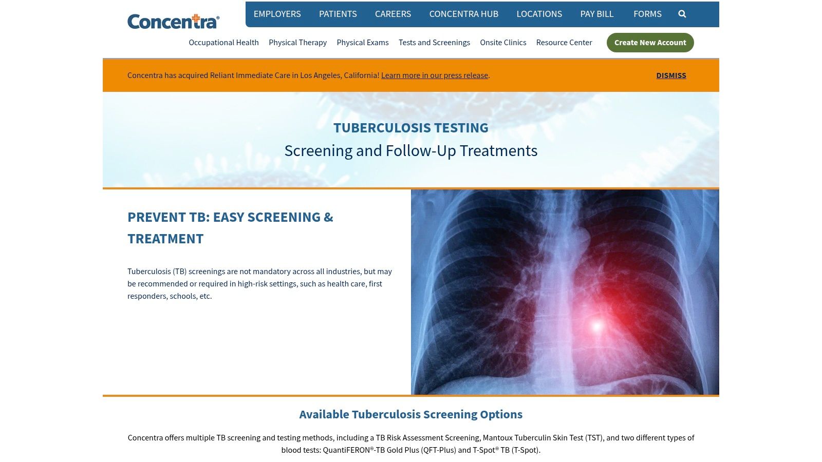 Concentra Urgent Care (Occupational Health)